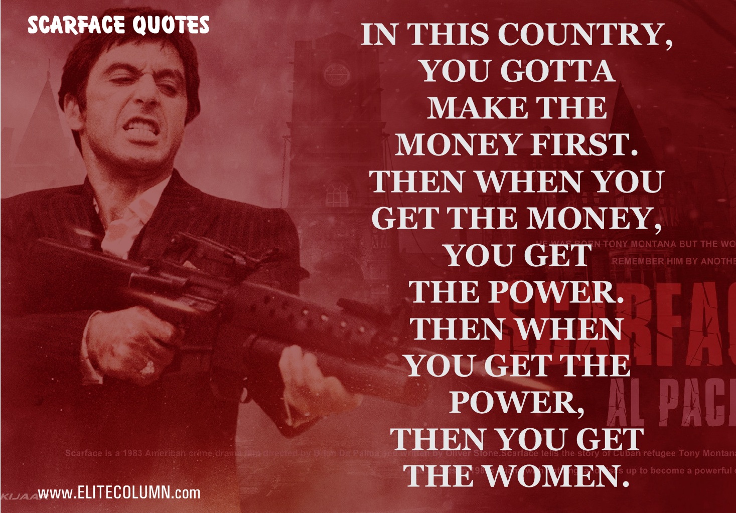 14 Best Scarface Quotes Only For 18 Years Old and Above | EliteColumn