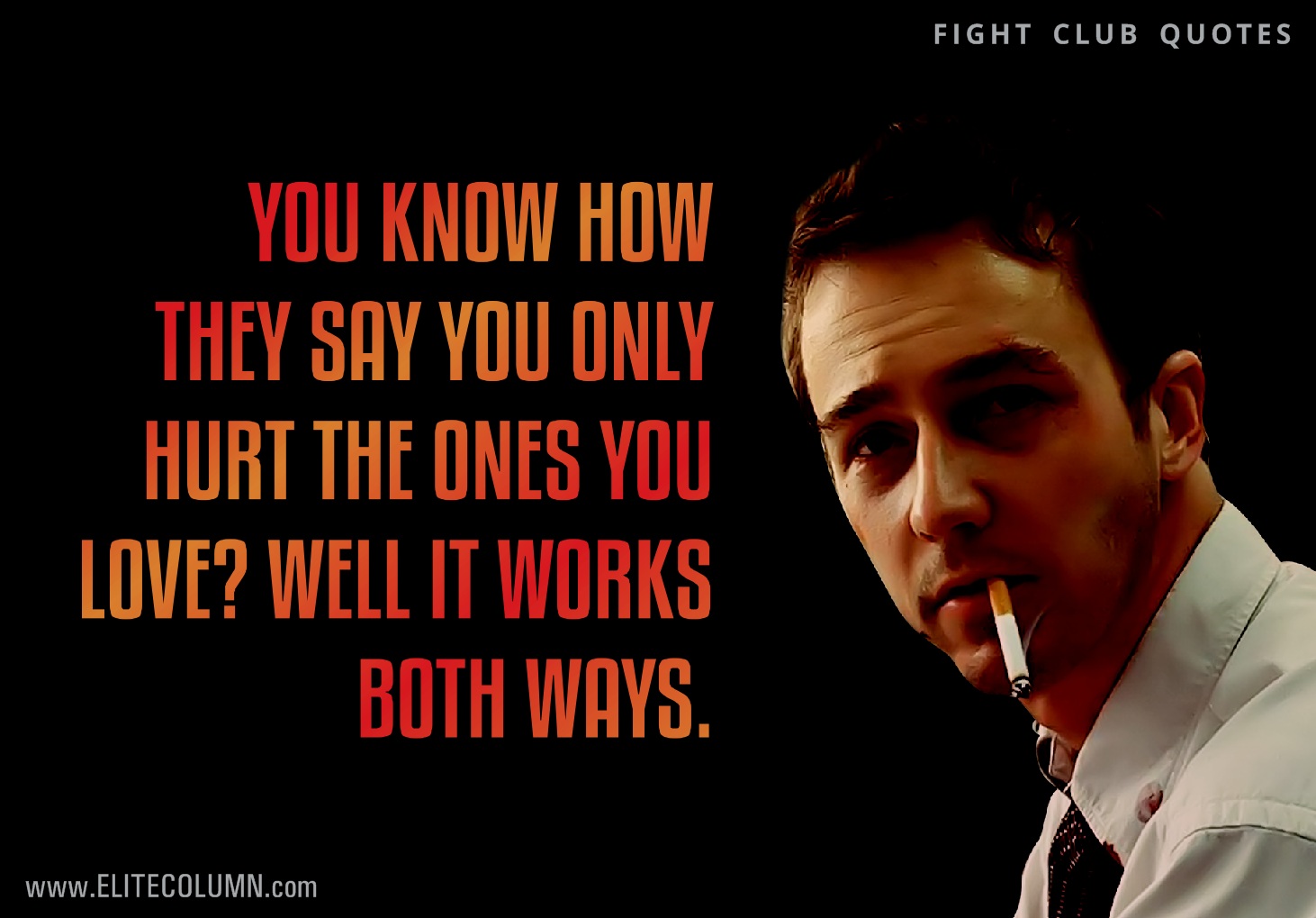 12 Best Fight Club Quotes To Give It Back To Your Enemies | EliteColumn