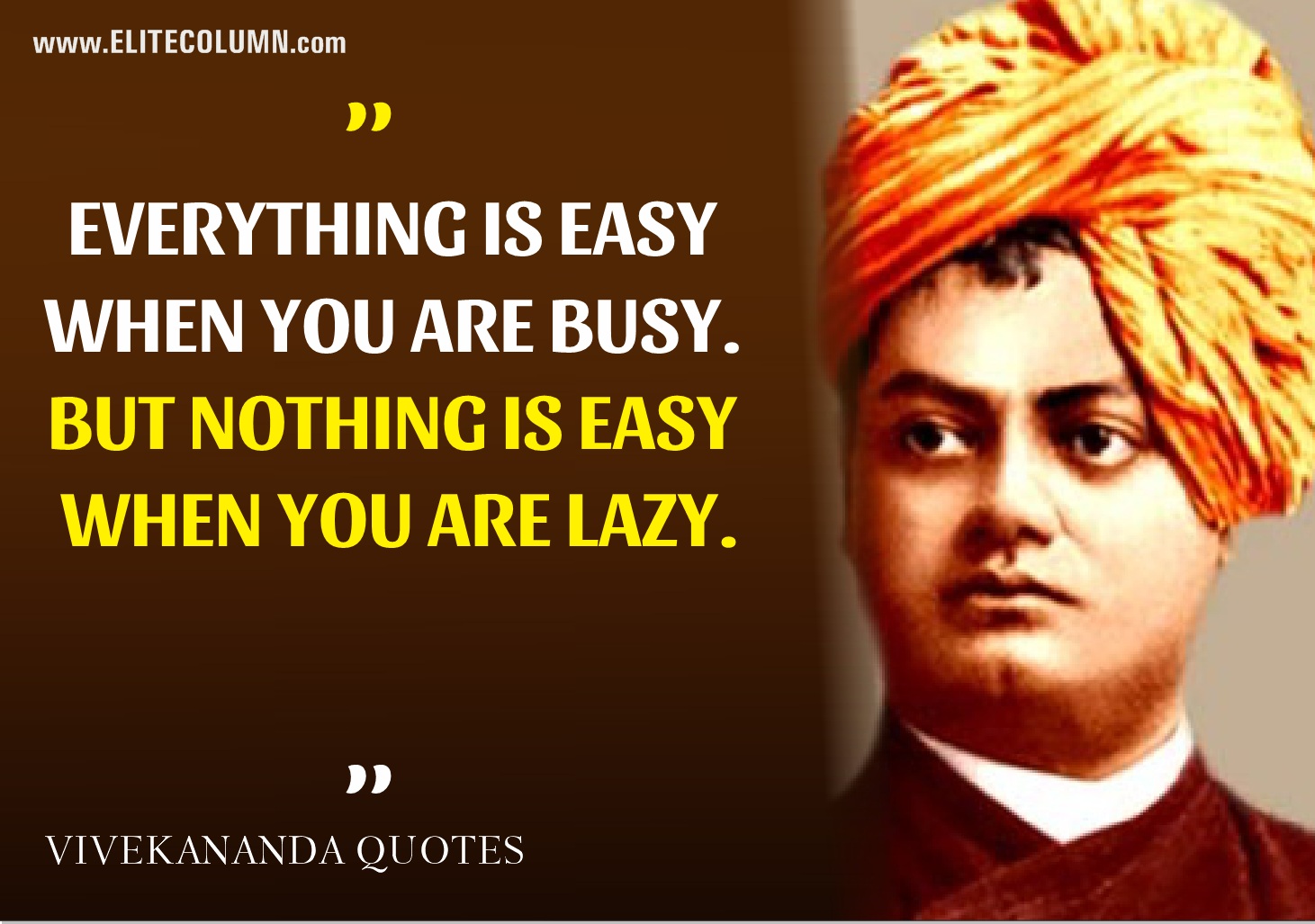 10 Swami Vivekananda Quotes Which Are Still Relevant | EliteColumn