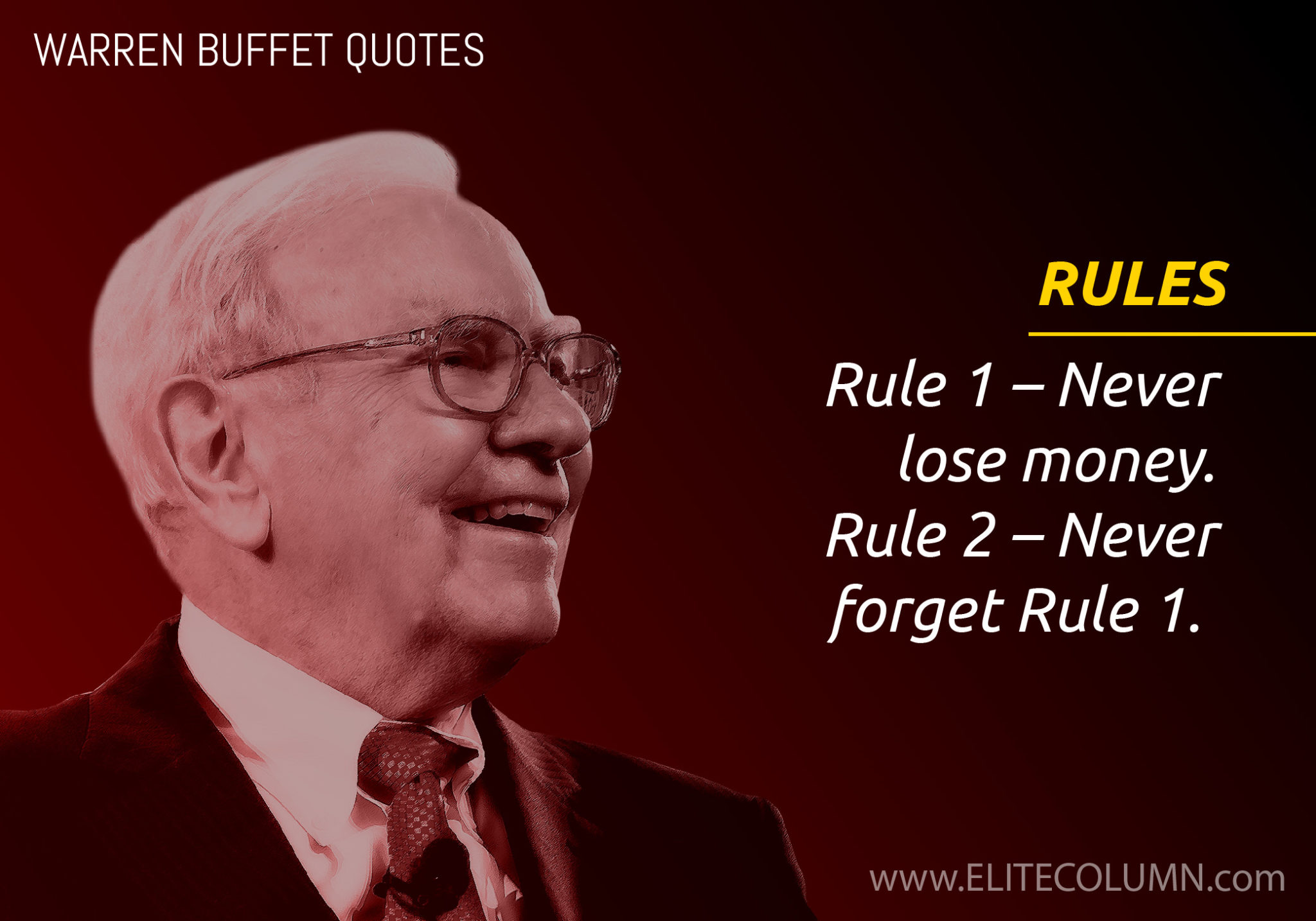 Warren Buffett On Rules