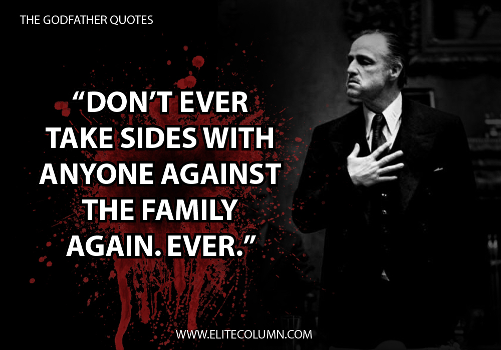 10 Fan Favourite The Godfather Quotes | EliteColumn
