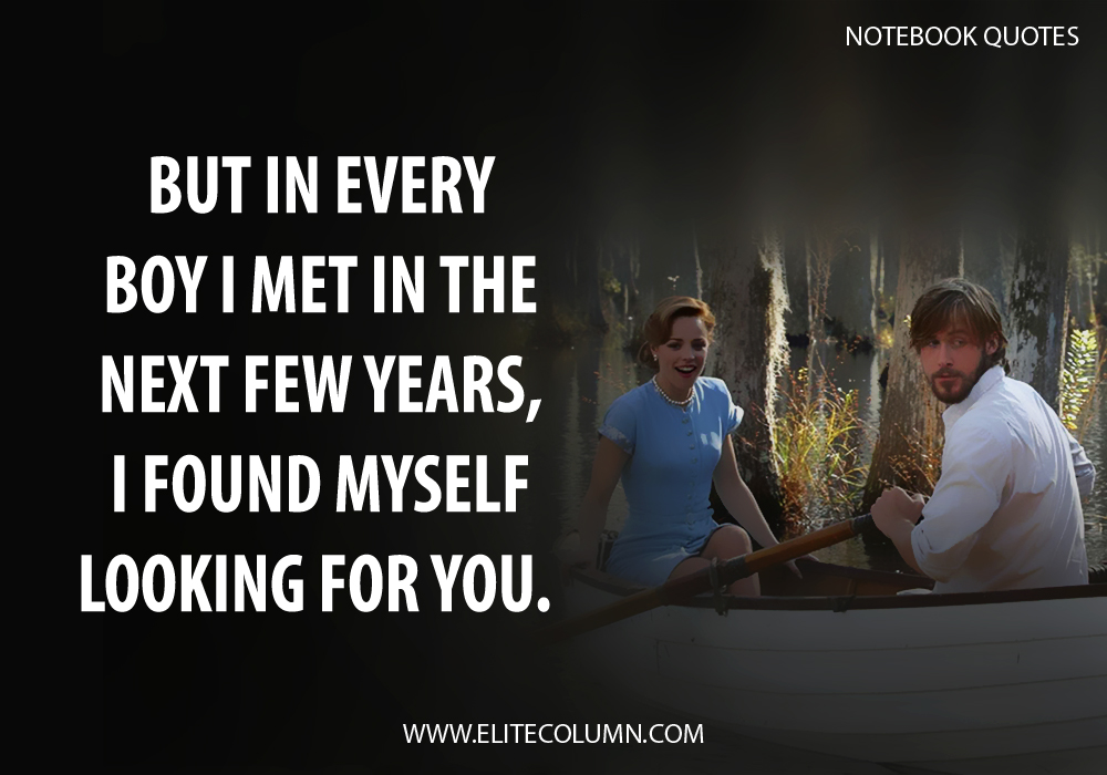 16 Notebook Quotes That Will Make You Fall In Love Again | EliteColumn