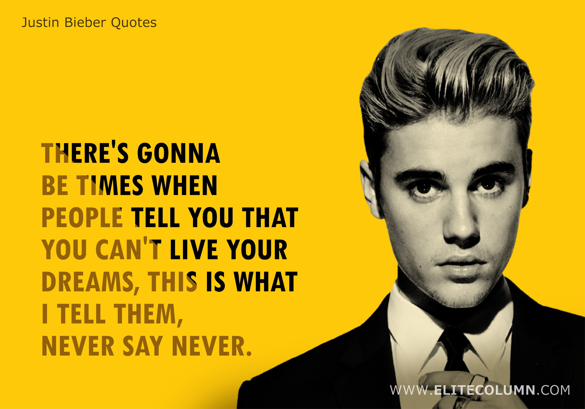 28 Justin Bieber Quotes That Will Inspire You (2021) | EliteColumn