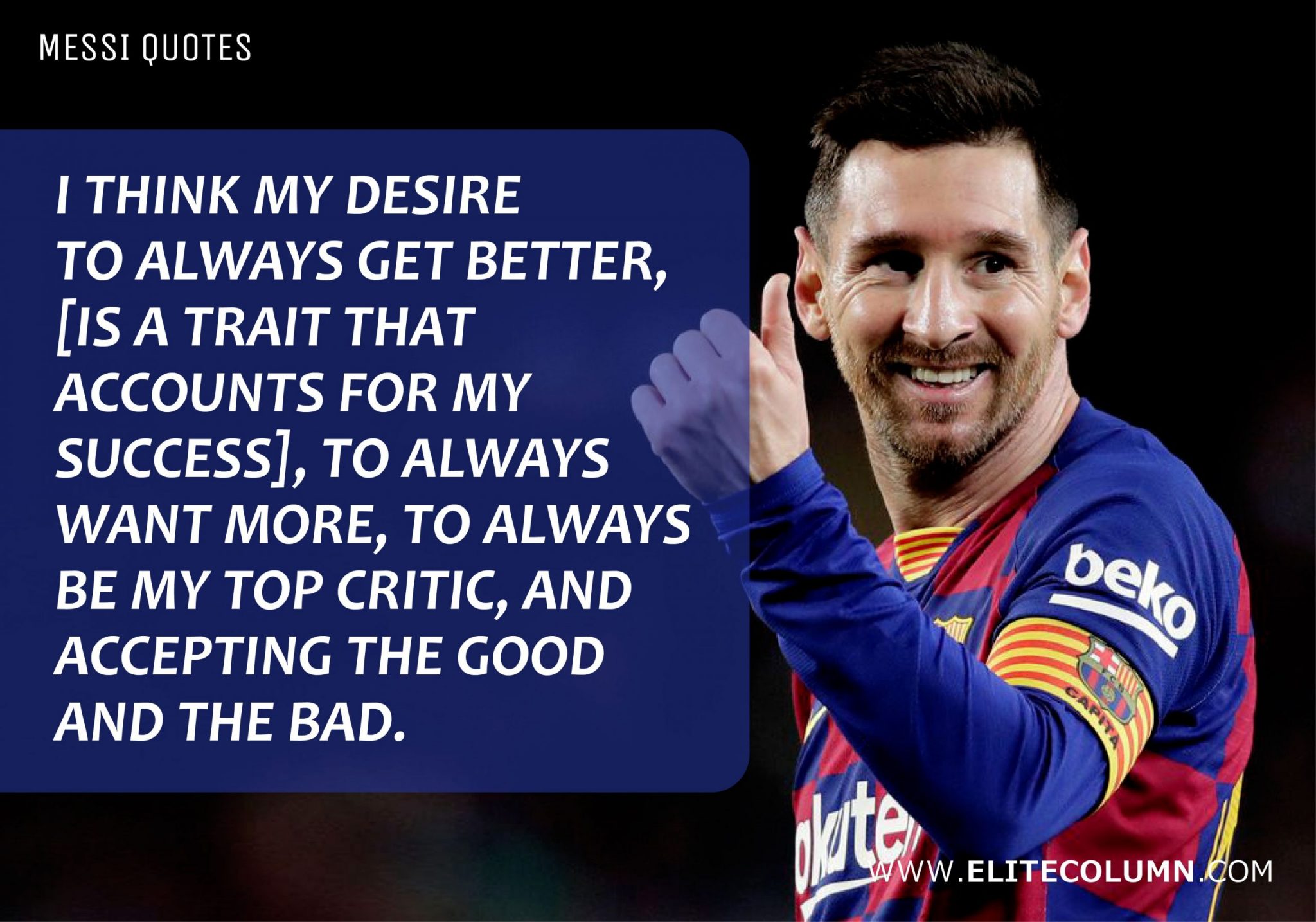 11 Quotes from Lionel Messi About Success and Goals | EliteColumn