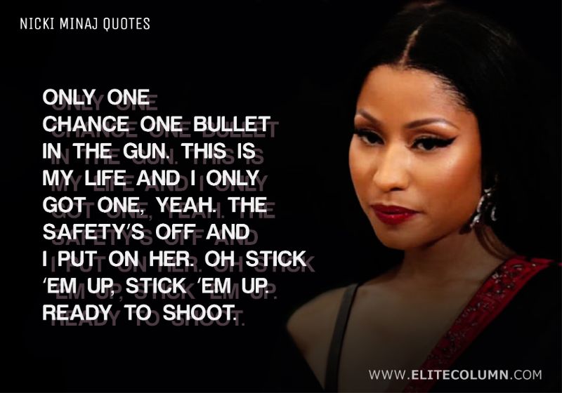 45 Nicki Minaj Quotes That Will Motivate You (2021) | EliteColumn