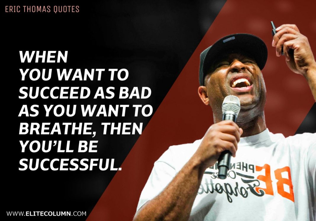 eric thomas motivation tour