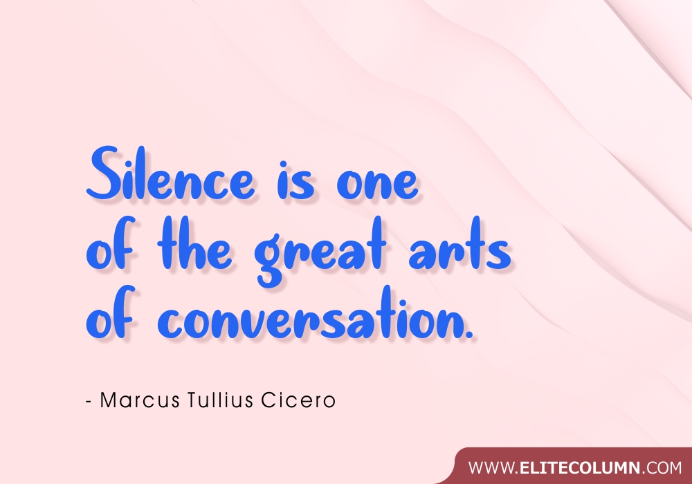 50 Silence Quotes That Will Make You Feel Calm (2021) | EliteColumn