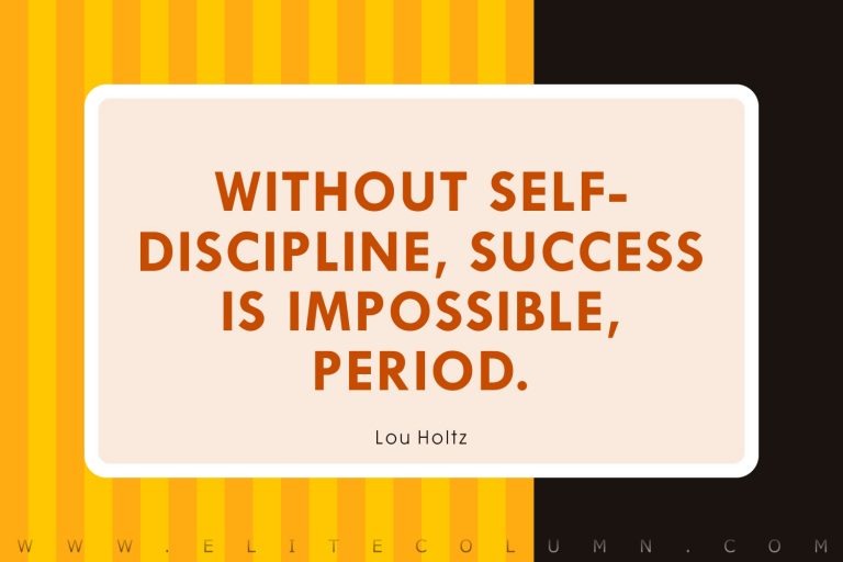 Discipline Quotes (4)