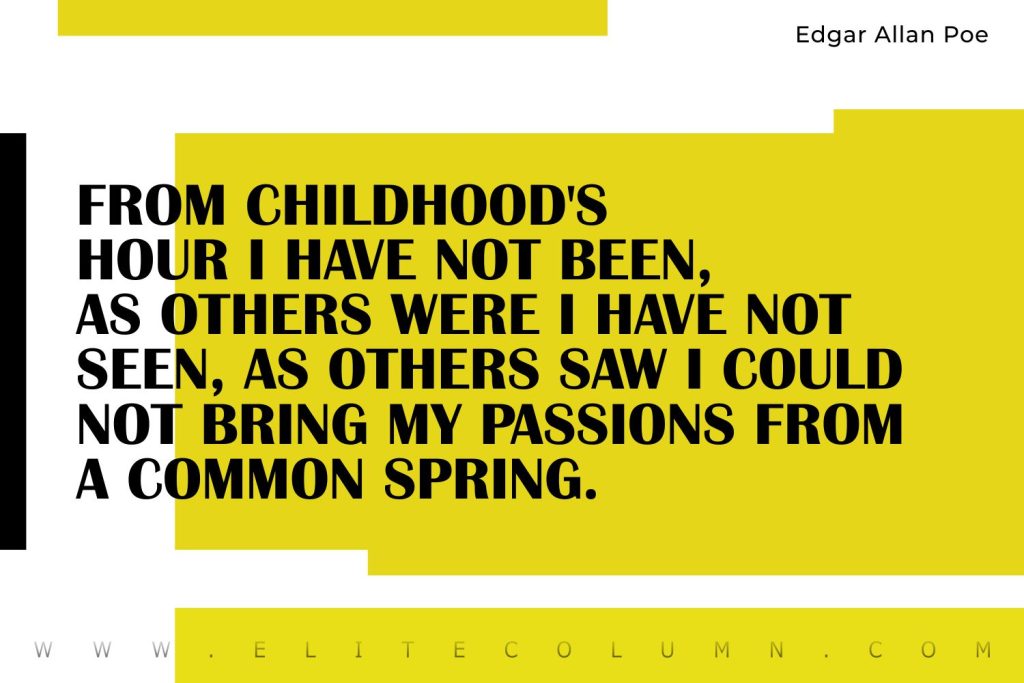 Edgar Allan Poe Quotes (3)