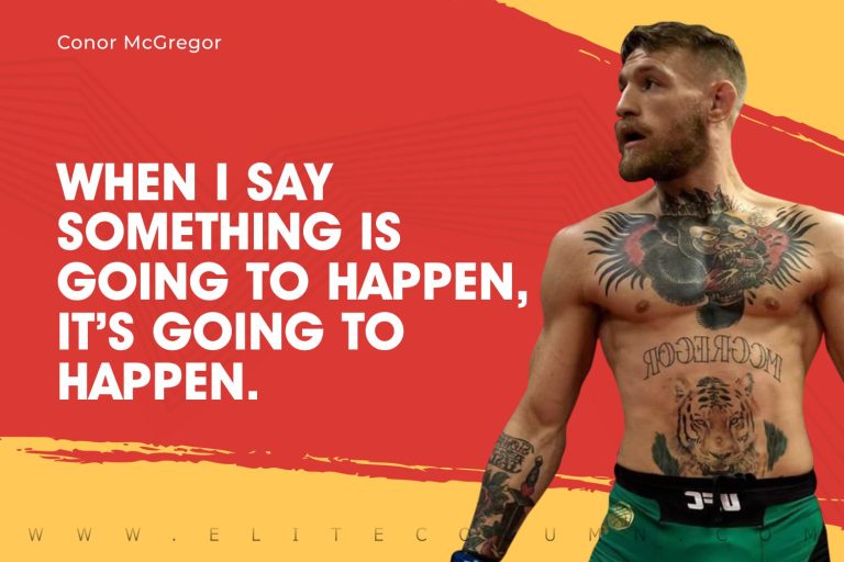 50 Conor McGregor Quotes That Will Inspire You