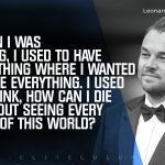 Leonardo DiCaprio Quotes 10