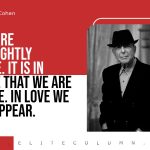 Leonard Cohen Quotes 1