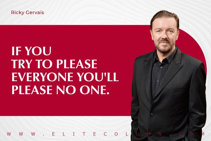 40 Ricky Gervais Quotes That Will Motivate You (2023) | EliteColumn