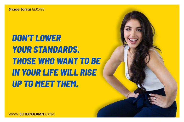 30 Shadé  Zahrai Quotes That Will Motivate You